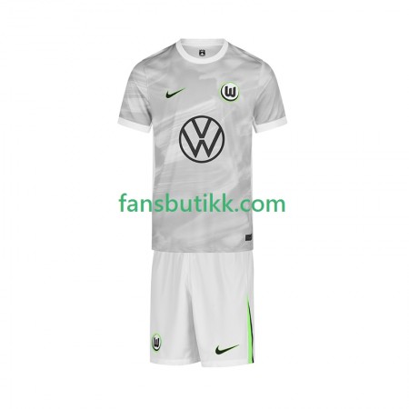 Fotballdrakt VfL Wolfsburg Barn Bortetrøye 2025-2026 Kortermet